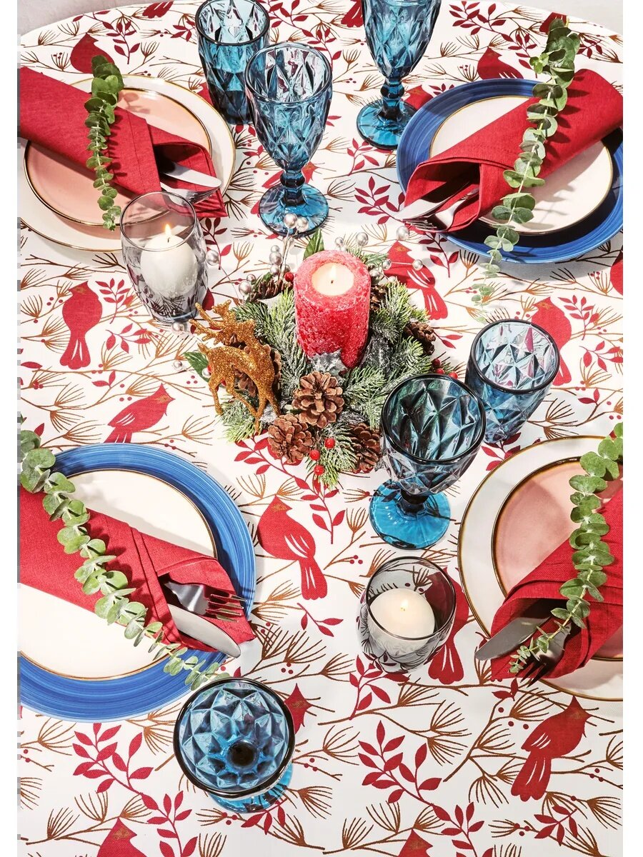 Скатерть Guten Morgen «Свиристель» 140 см х 180 см 100 % хлопок