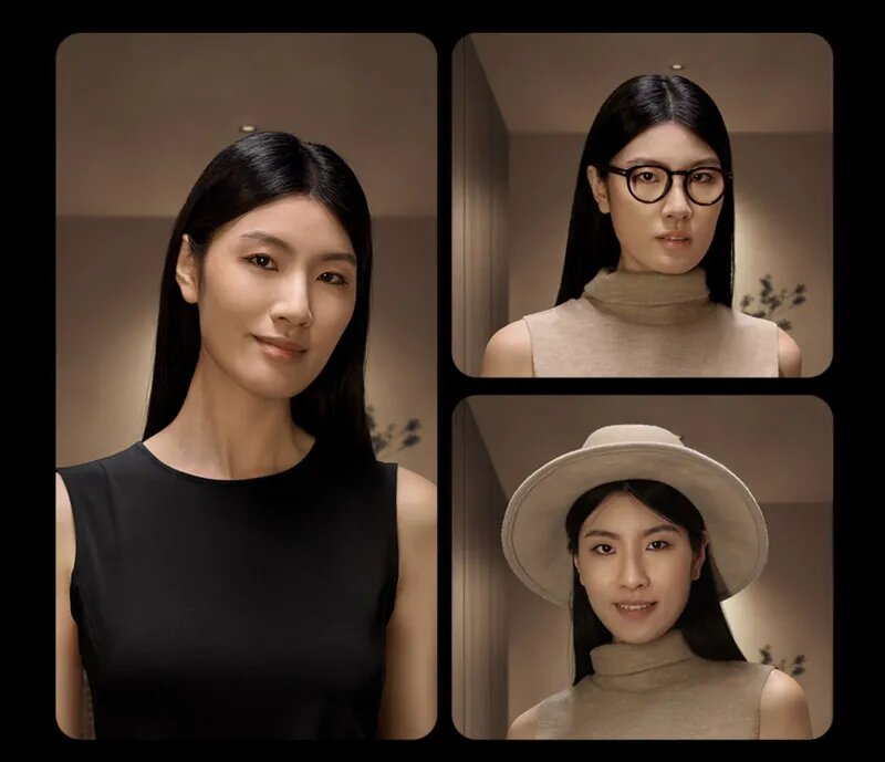 3D-модель системы распознавания лиц Xiaomi демонстрирует точечное сканирование геометрии лица пользователя для защиты от подделки