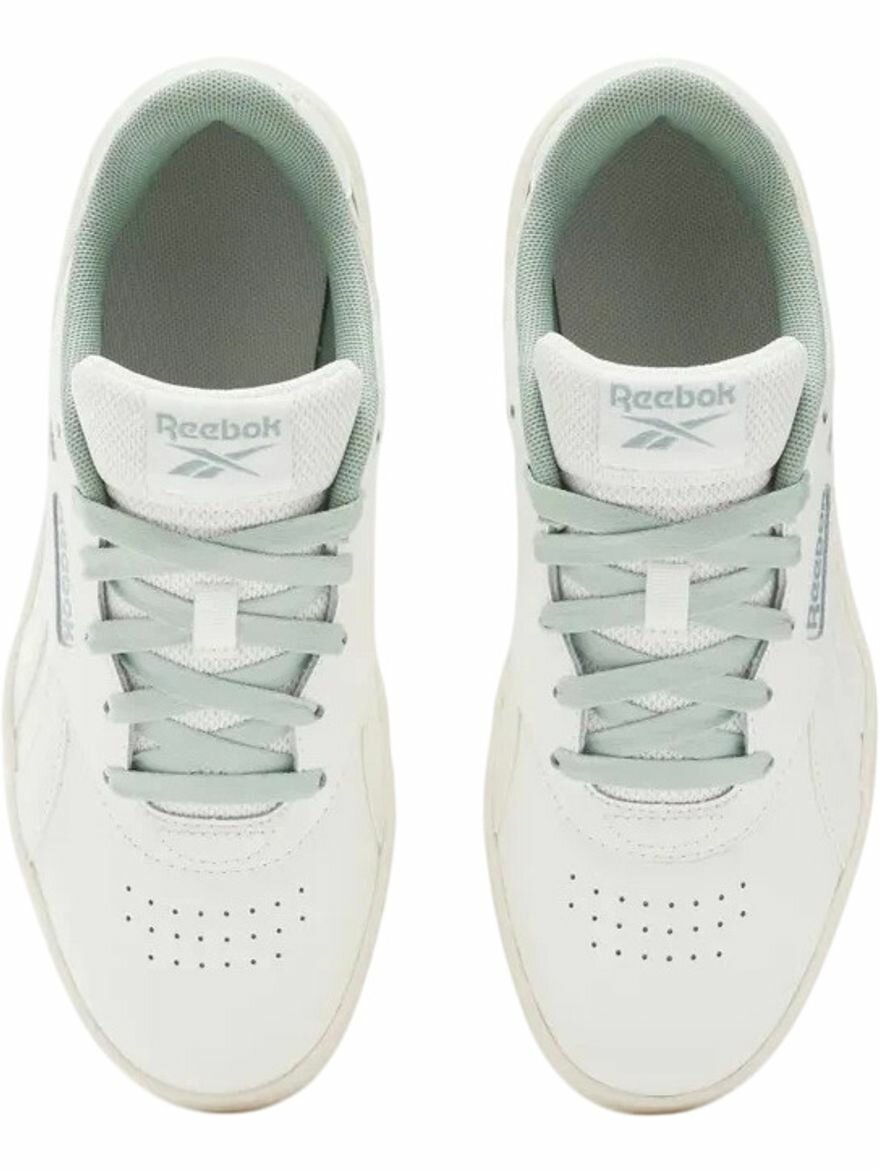 Кеды Reebok Court Advance Surge W, полнота F, размер 6 US, бежевый/зеленый — фото 1