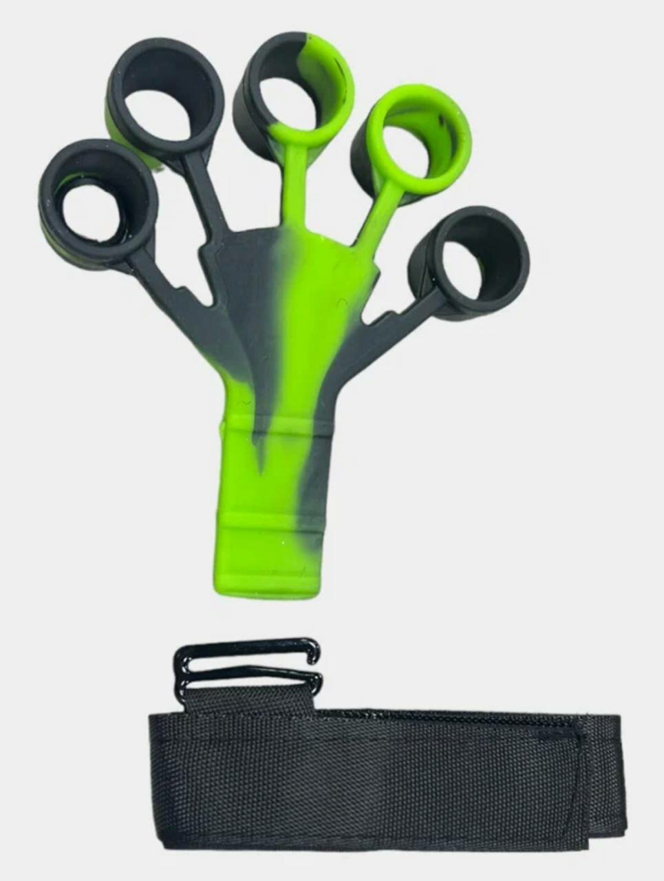 Тренажер пальцев General Fitness, укрепление силы, мощности и скорости, черный — фото 1