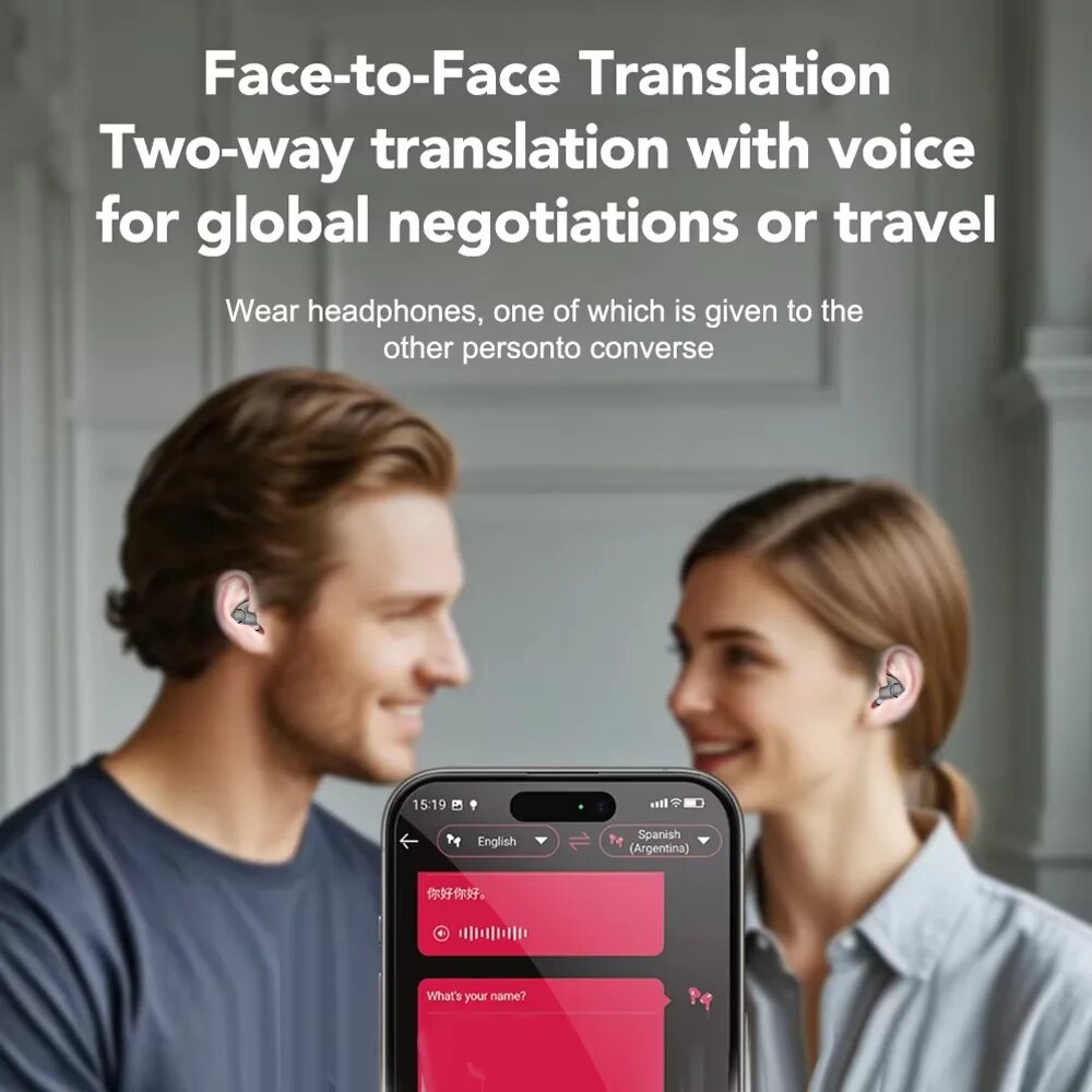 Электронные Переводчики Xiaomi Беспроводные наушники-переводчики Xiaomi Bluetooth 5.3