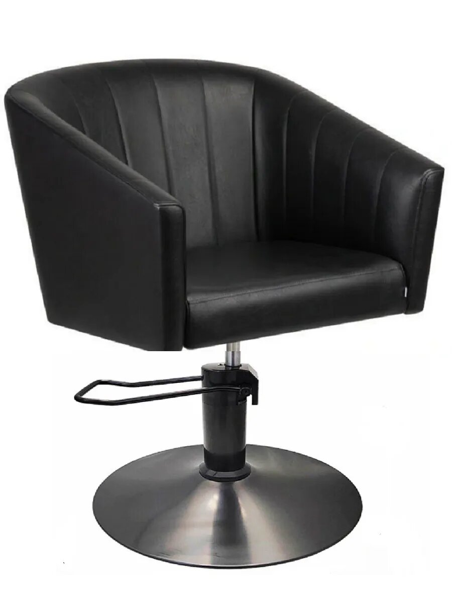 Парикмахерское кресло Вегас на черном диске