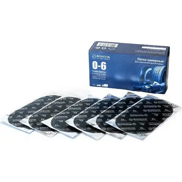 ROSSVIK O6K20 латки камерные (овальные) о-6 (коробка) 57х115мм