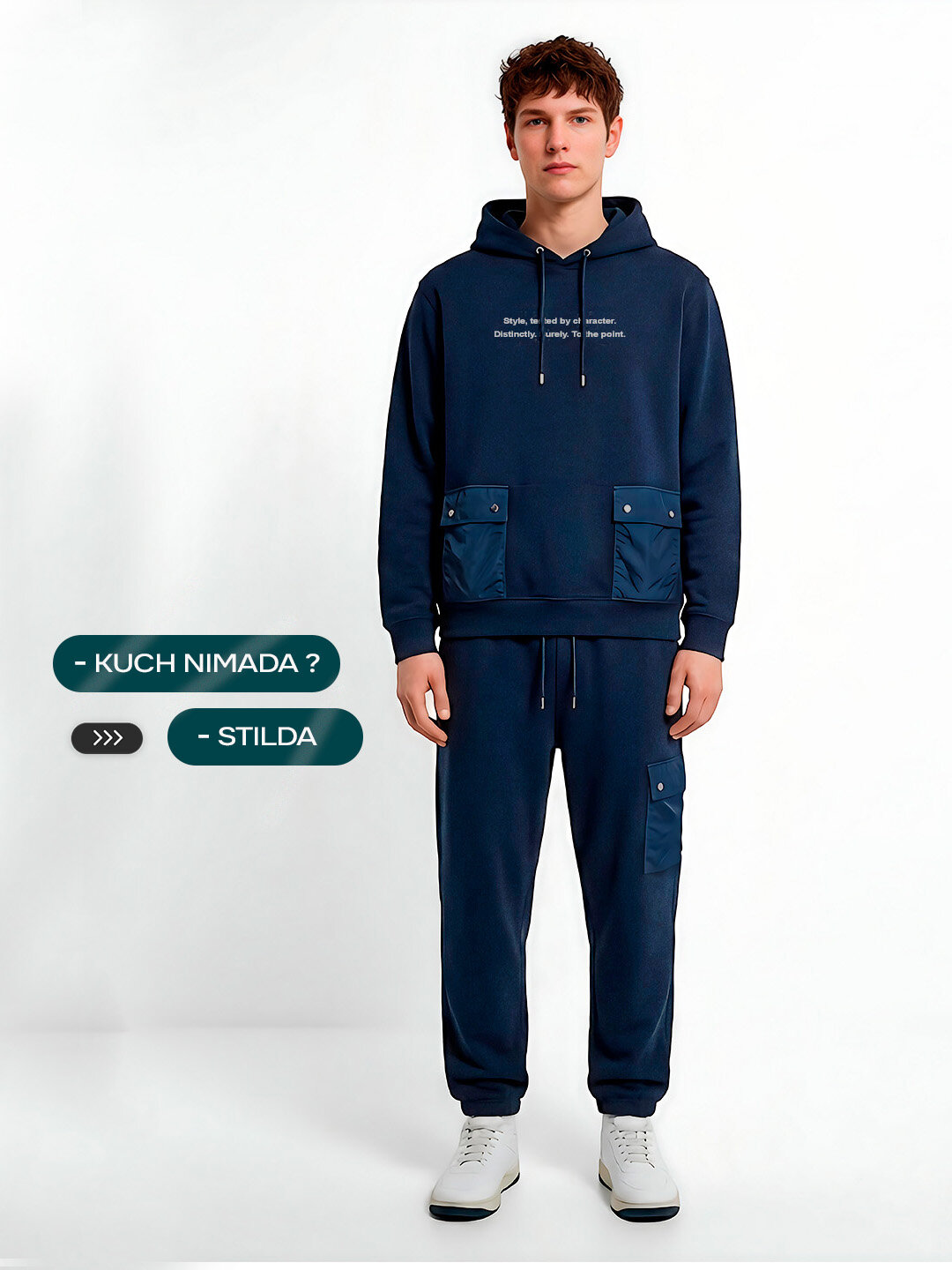 Комплект одежды  Nasem shoes, размер 52, темно-синий — фото 1