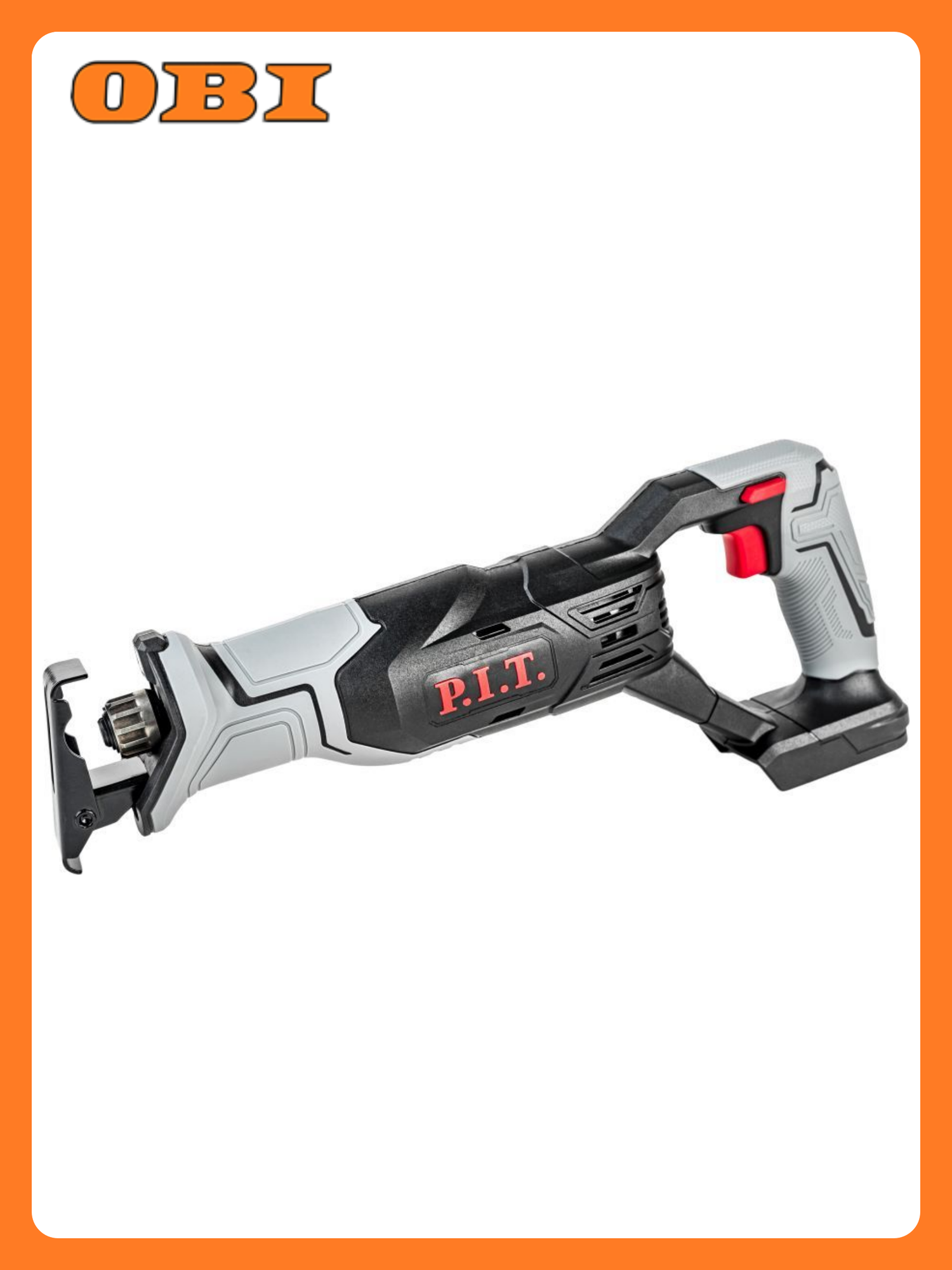 Пила сабельная аккумуляторная P.I.T. PSA20H-115A SOLO 20В без АКБ и З/У