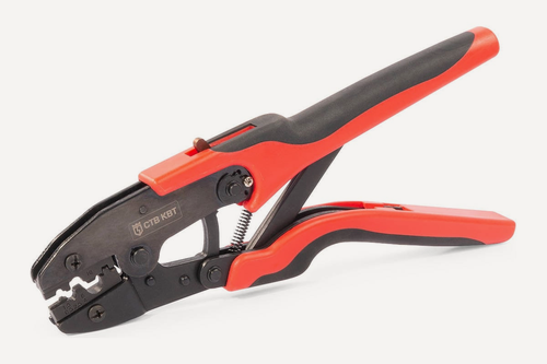 Изображение товара Кримпер СТВ-05 для обжима неизолированных медных наконечников сечением 0.25-10 мм² {55914}