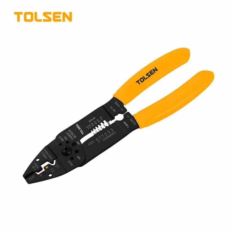 TOLSEN арт-38052 Инструмент для снятия изоляции с проводов и кабеля 8.5"/215MM