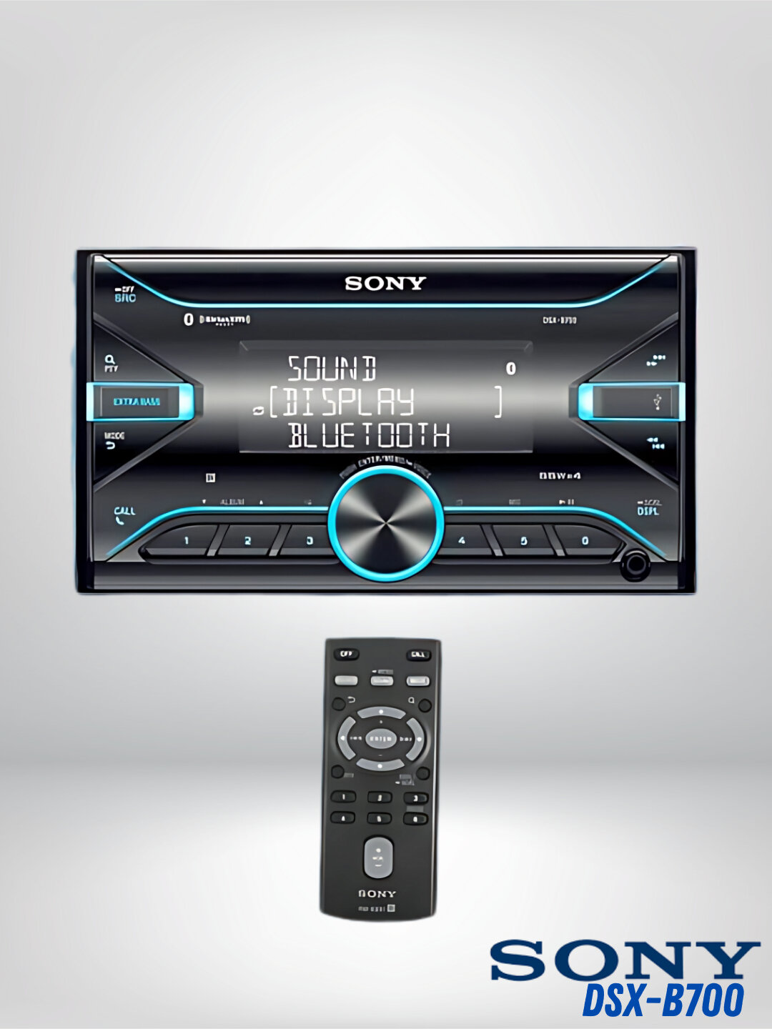 Автомагнитола Savdo DSX-B700, Bluetooth, EXTRA BASS, FM, USB Aux Oригинал — фото 1