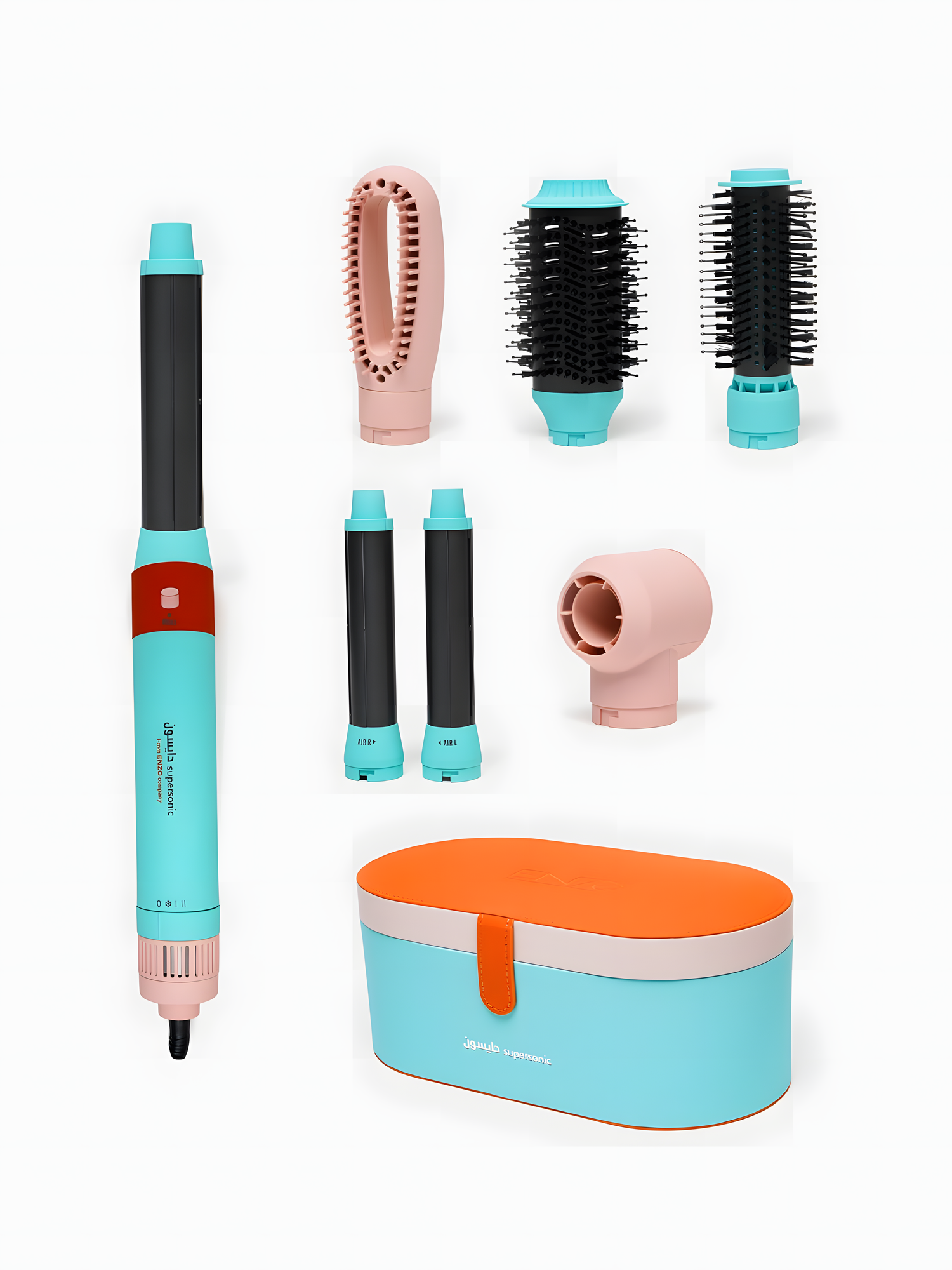 Мультистайлер Airwrap 6 в 1 , воздушная укладка и сушка, автоматическая плойка Бирюзовый