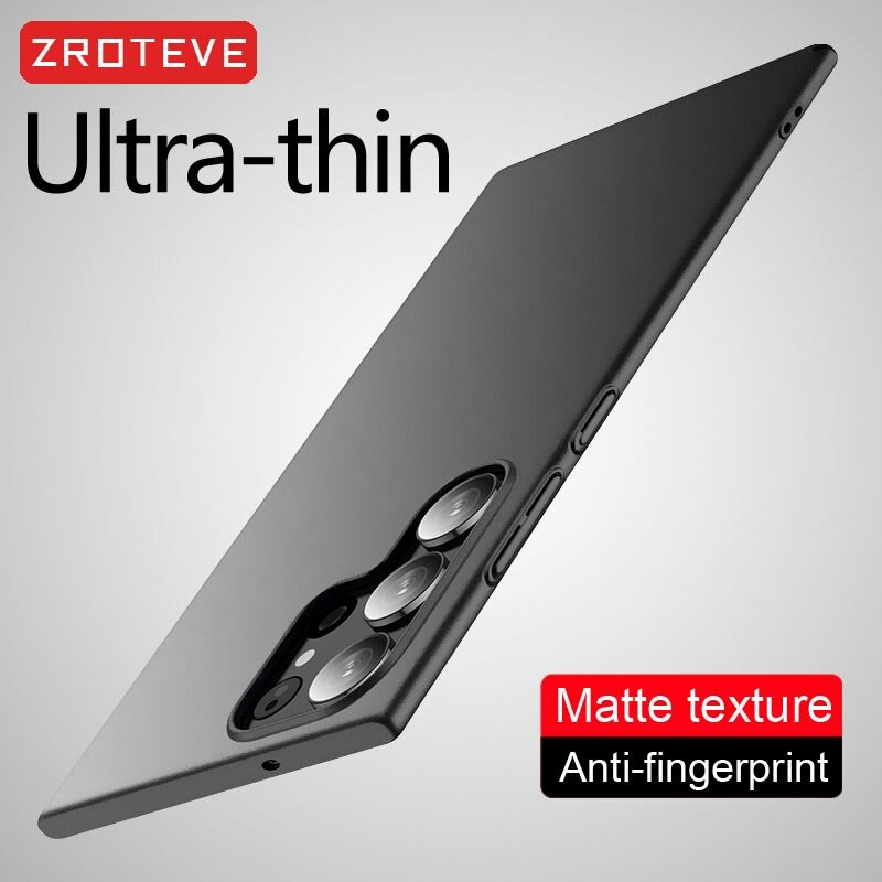 Корпус Galaxy S23 Ultra Zroteve Сверхтонкий жесткий PC матовый чехол для Samsung Galaxy S23 Ultra