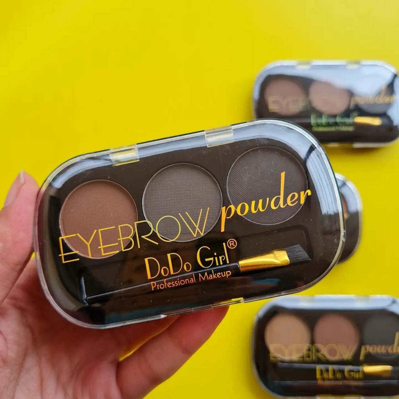 Тени для бровей DoDo Girl EyeBrow, qosh uchun ten, qosh, ten.