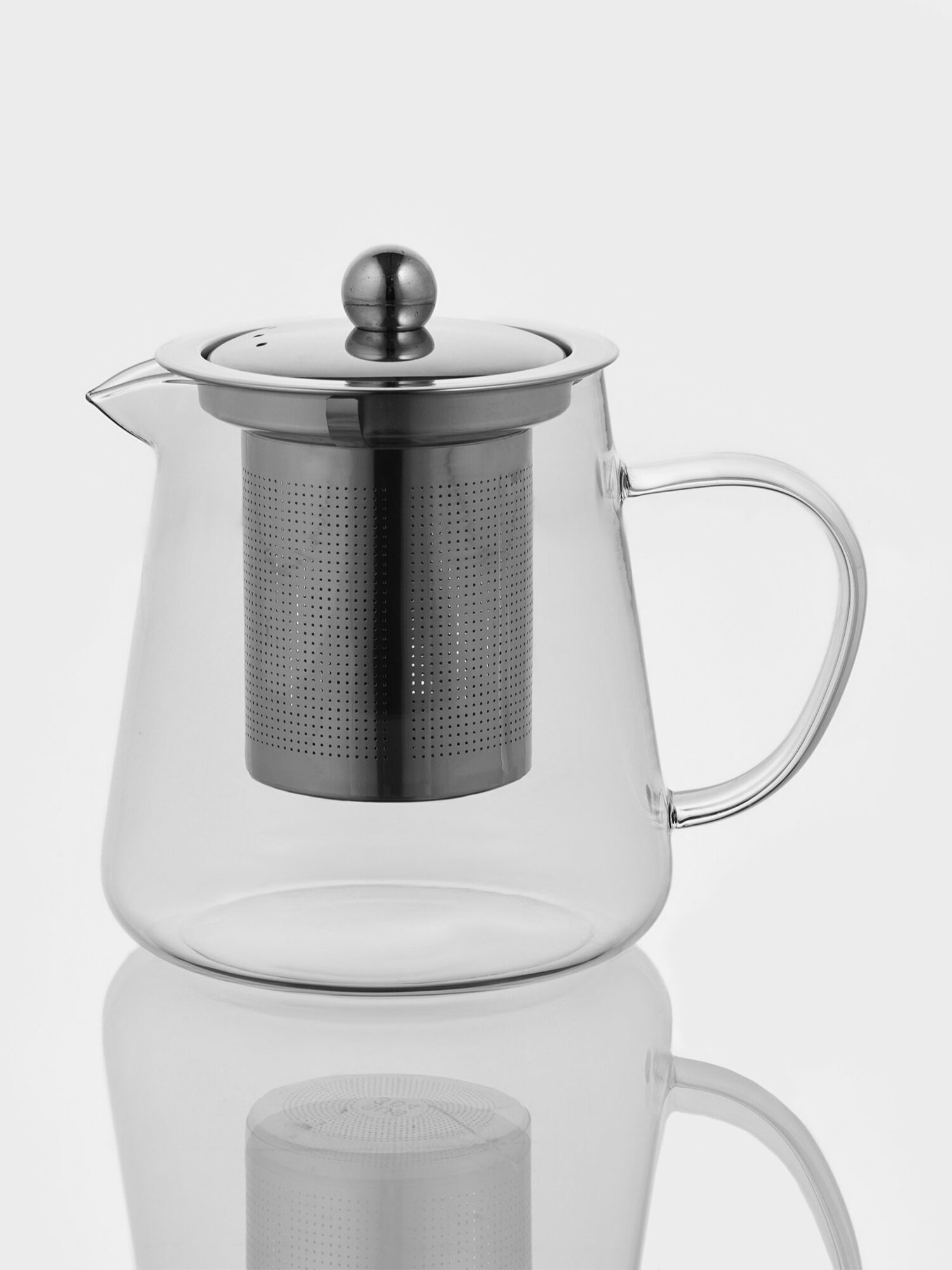 Чайник стеклянный заварочный с металлическим ситом "Эгла", 550 мл