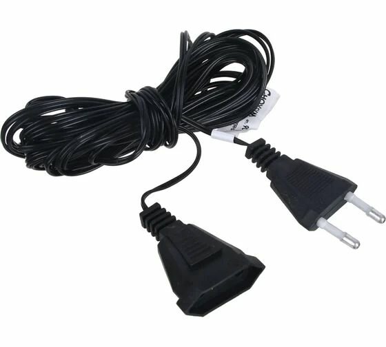 Удлинитель для гирлянды 6 метров Черный