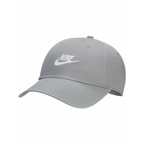 фото Бейсболка nike club unstructured futura wash cap для мужчин, размер l/xl, серый