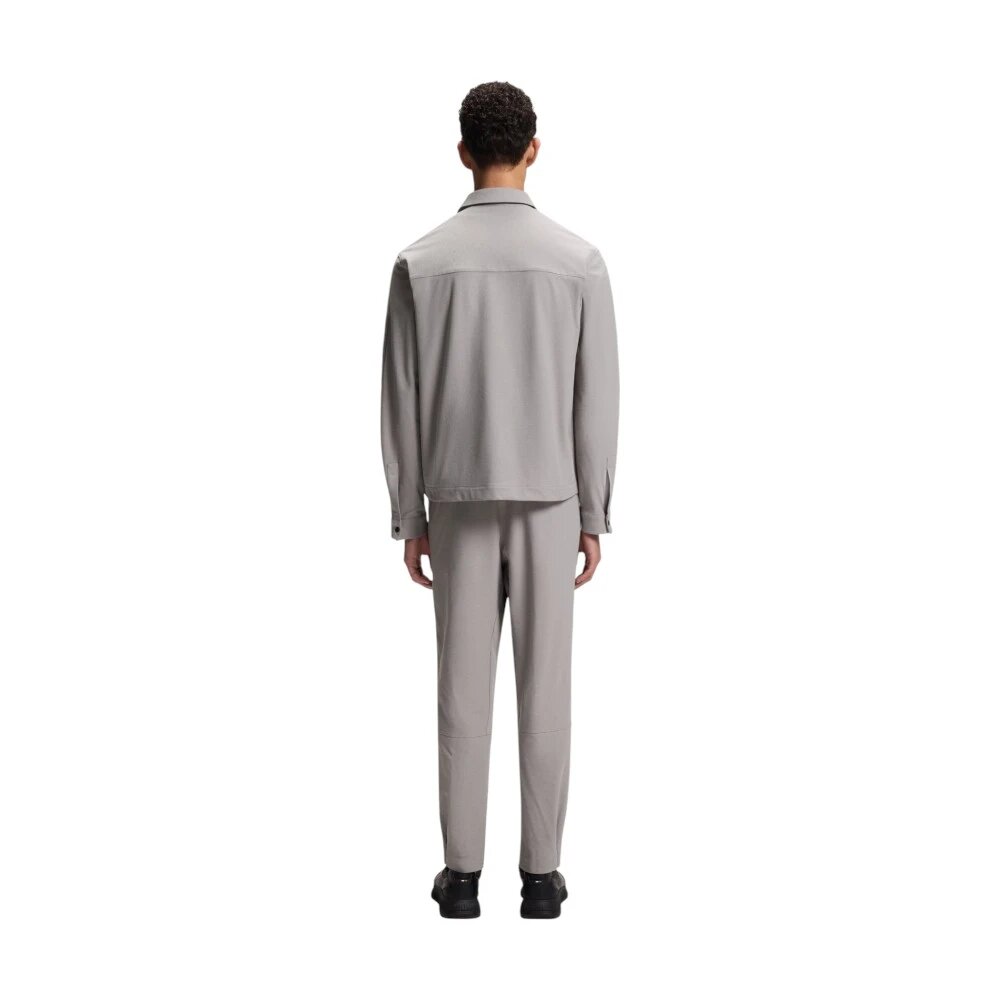 Рубашка BOSS, размер XL, серый — фото 1