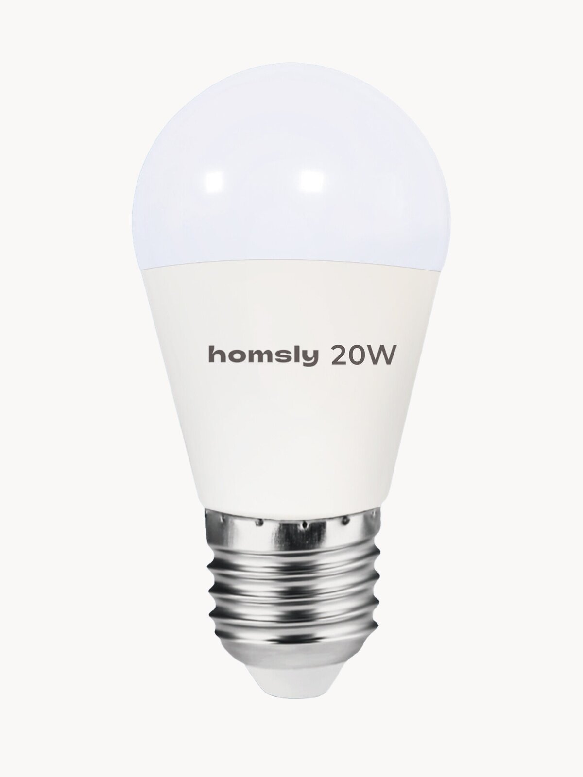 Лампа светодиодная Homsly E27, 20 Вт, 6500 К