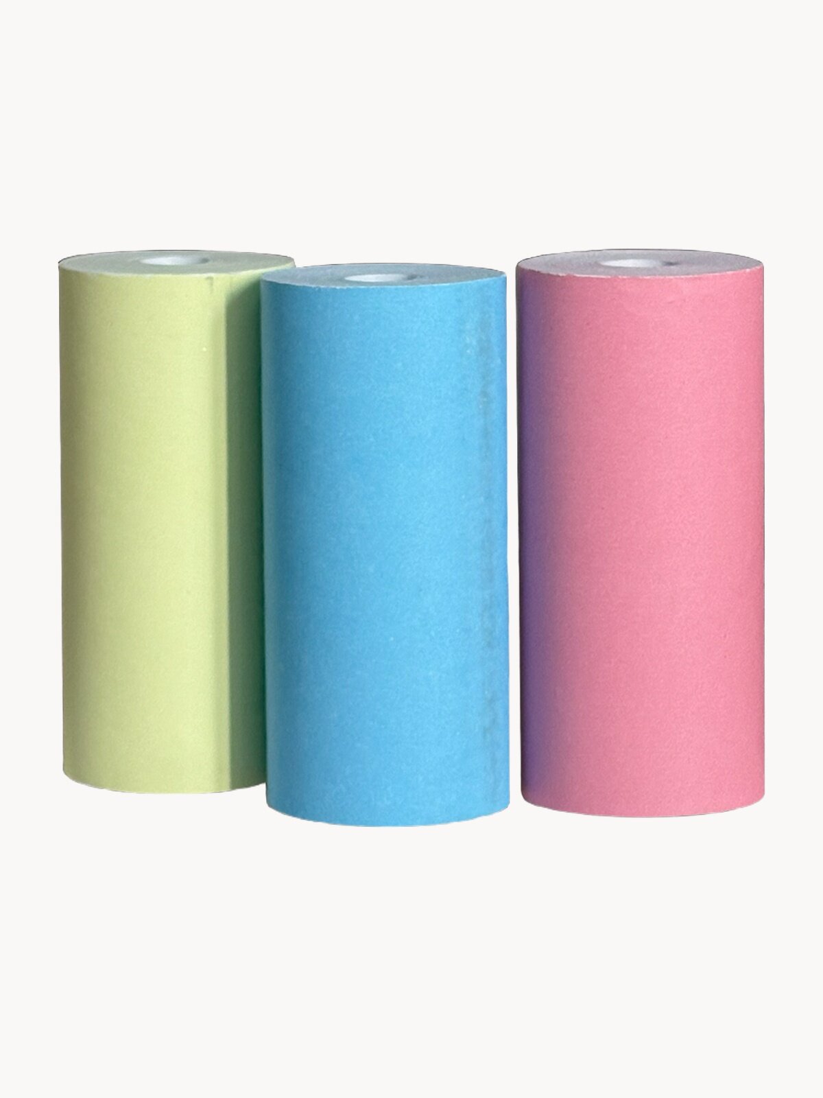 Термобумага цветная для мини-принтера, 3 рулона, набор бумаги