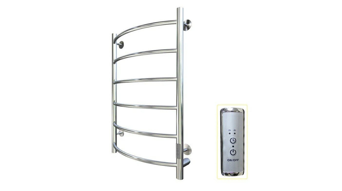 Полотенцесушитель Пэк сп 5 80х50 32 мм нержавеющая сталь 60 градусов