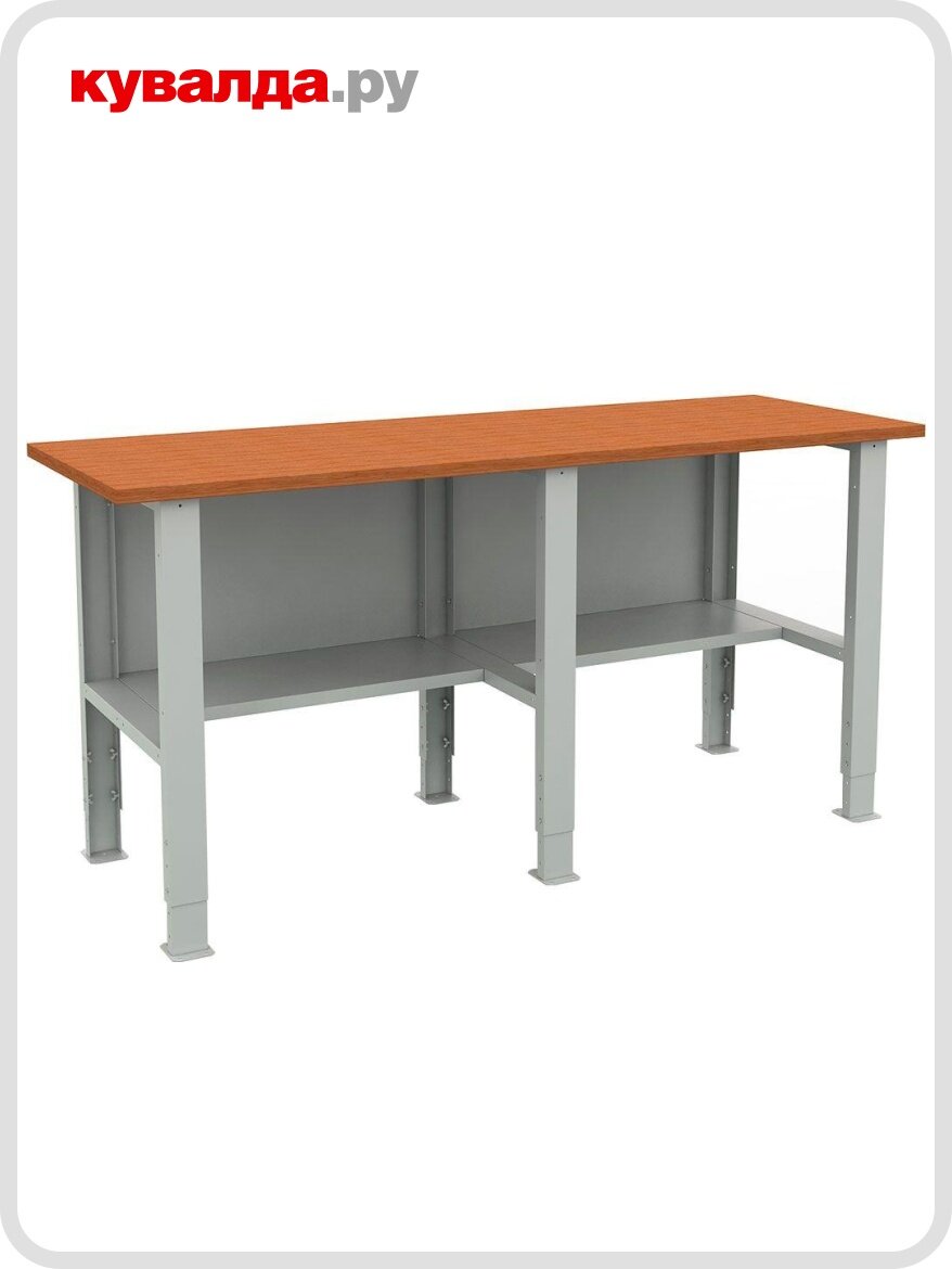 Верстак слесарный бестумбовый практик Expert (№220) W200. F2/F2/F2.000