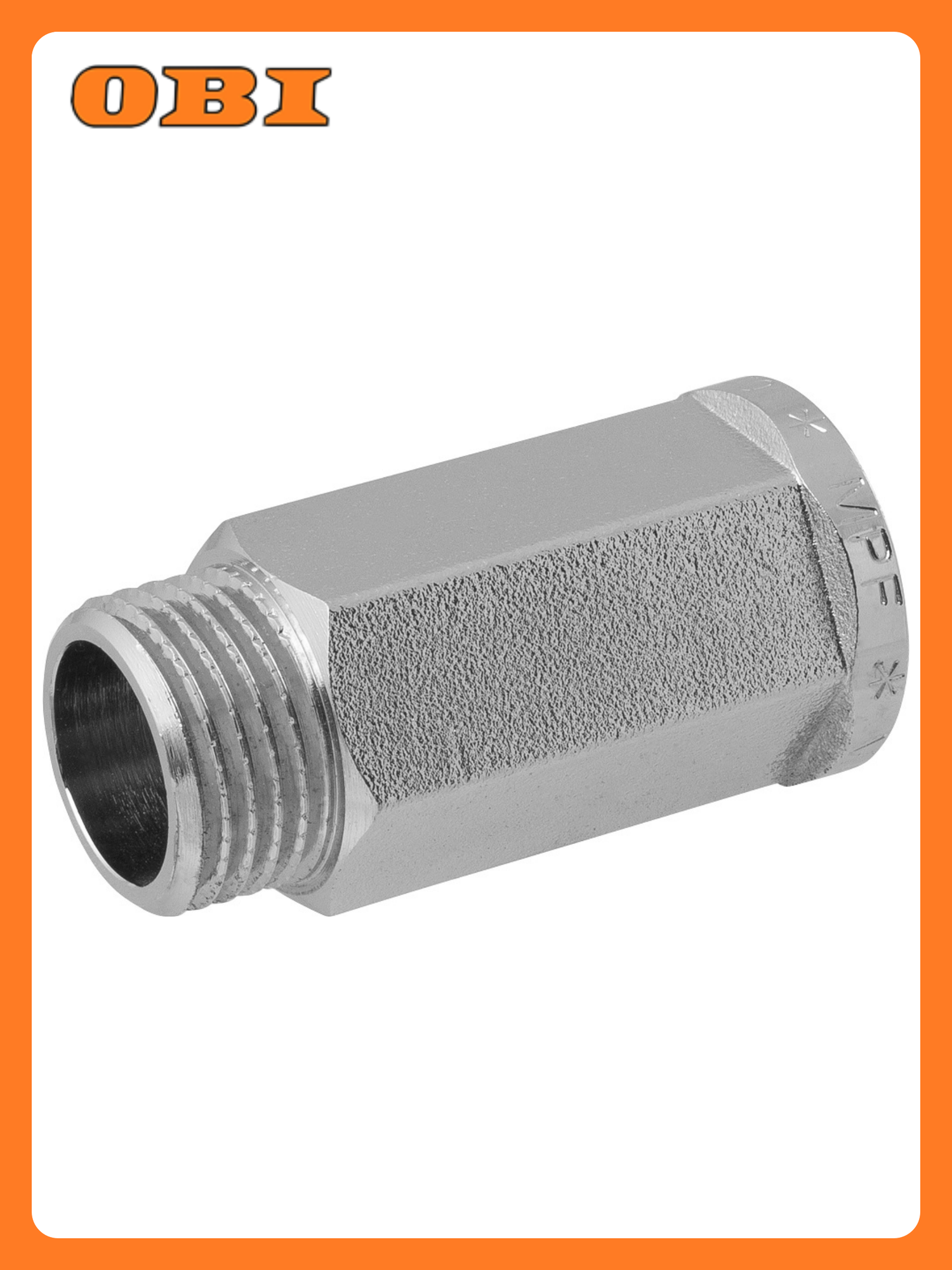 Удлинитель Masterplast MPF  латунь CW617N  никелированный  1 2   40мм