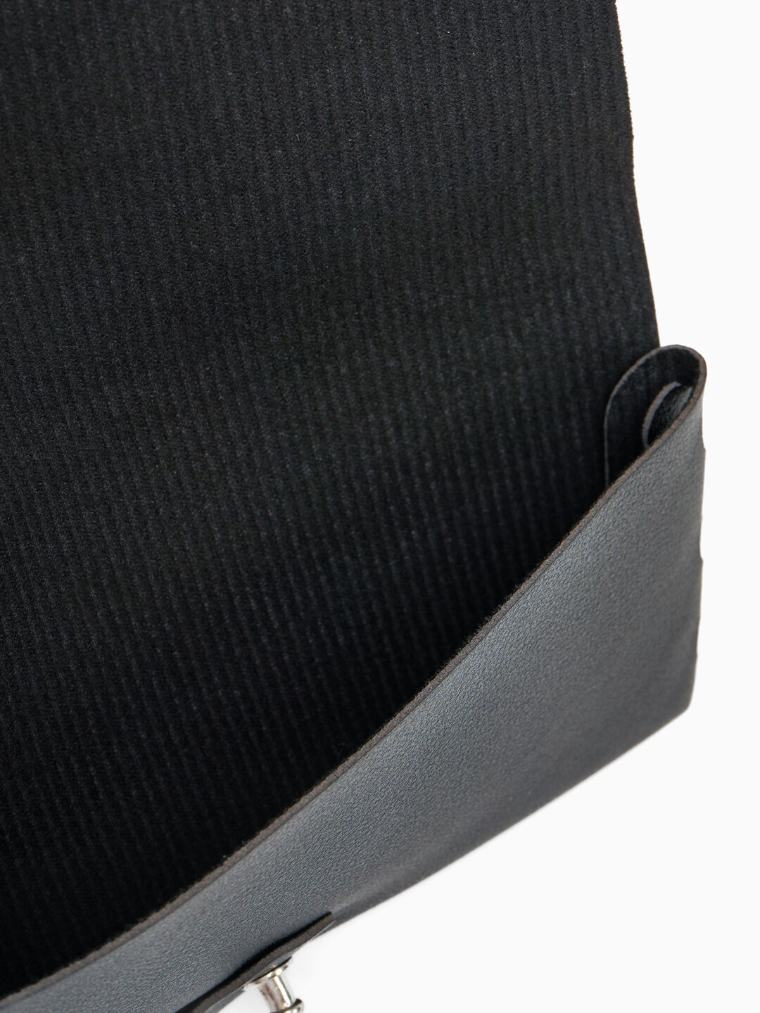 Футляр для очков "Unisex", искусственная кожа, универсальный размер, чёрный — фото 1