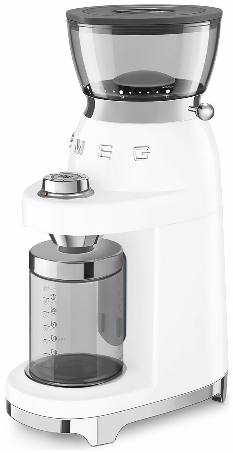Кофемолка Smeg CGF03WHEU, белый