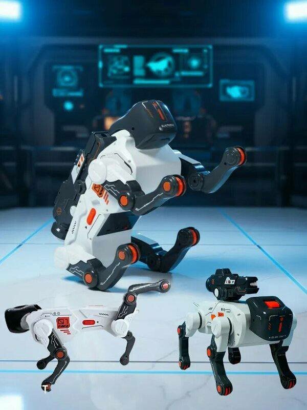 Робот-собака, трюковой, с искусственным интеллектом, с дистанционным управлением