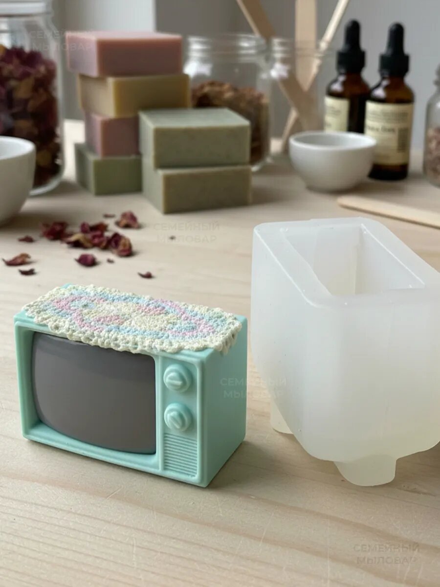 Силиконовый молд - советский телевизор — фото 1