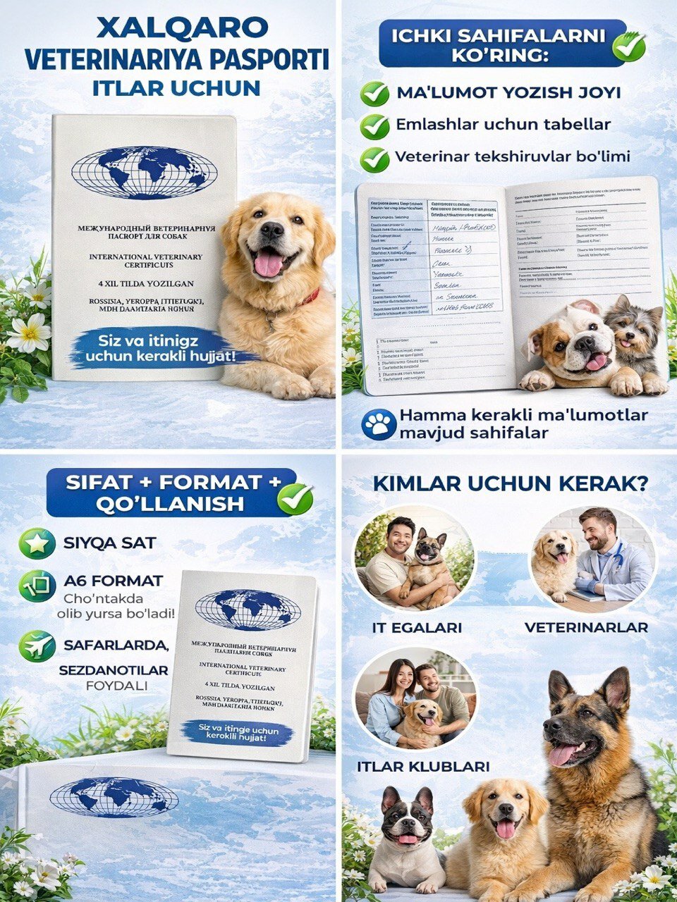 Международный ветеринарный паспорт для собак
