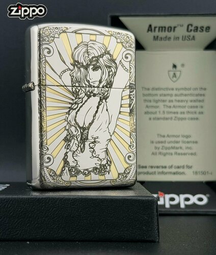 Изображение товара Бензиновая Зажигалка Zippo Armor Sacred Blade