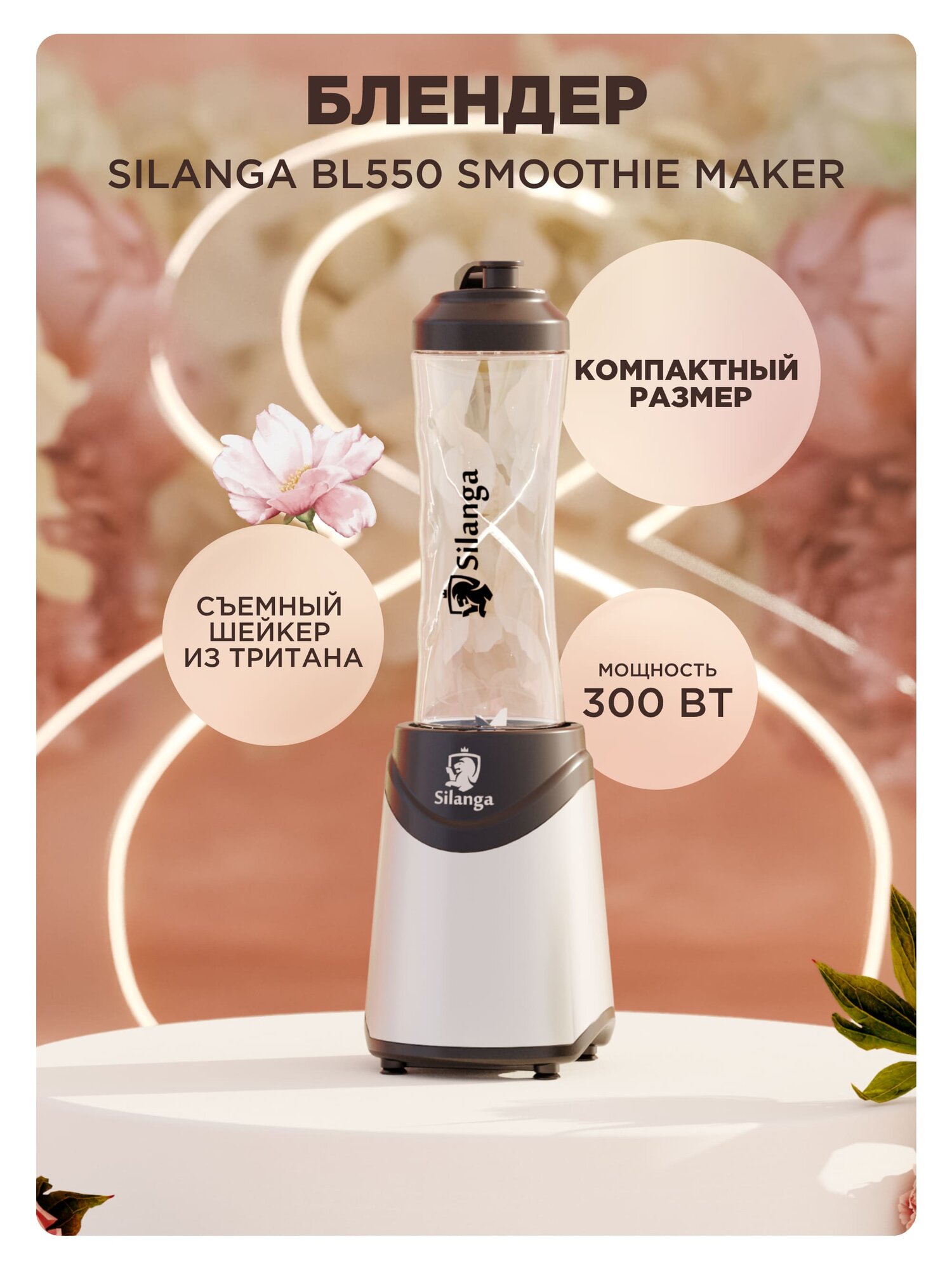 Стационарный блендер Silanga BL550 Gray