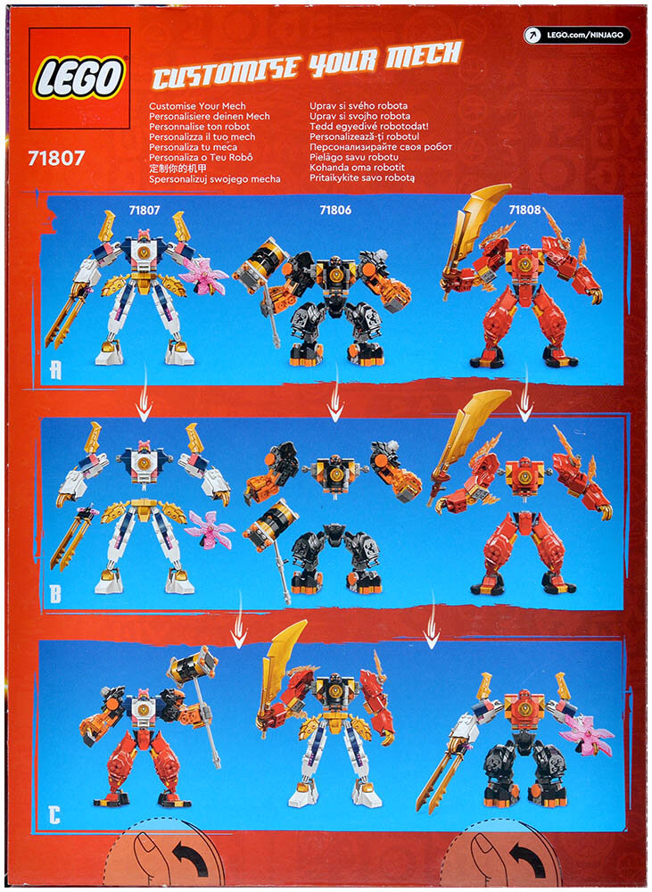 Конструктор LEGO Ninjago "Элементальный технический робот Соры" — фото 1