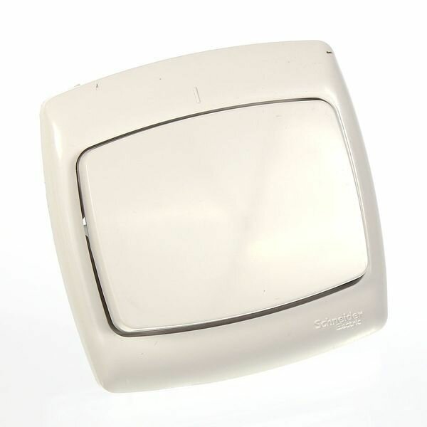 Выключатель 1-клав. скрытый белый Рондо 6А IP20 белый SchE S16-067-BI