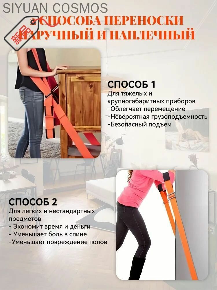 Ремни для переноски грузов Такелажный ремень для переезда, Чехлы защитные для строп