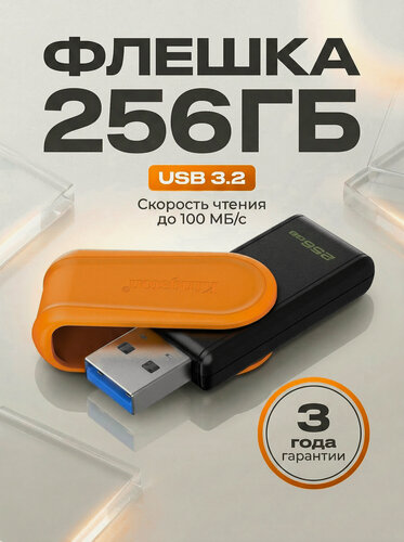 Изображение товара Флешка USB 256 ГБ Kingston Data Traveler Exodia S USB 3.2 gen.1 (DTXS/256GB)