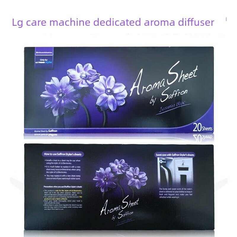 Заправка для ароматизатора LG Styler, аромат жасмина, 20 листов, 1 упаковка, освежитель воздуха для ухода за одеждой