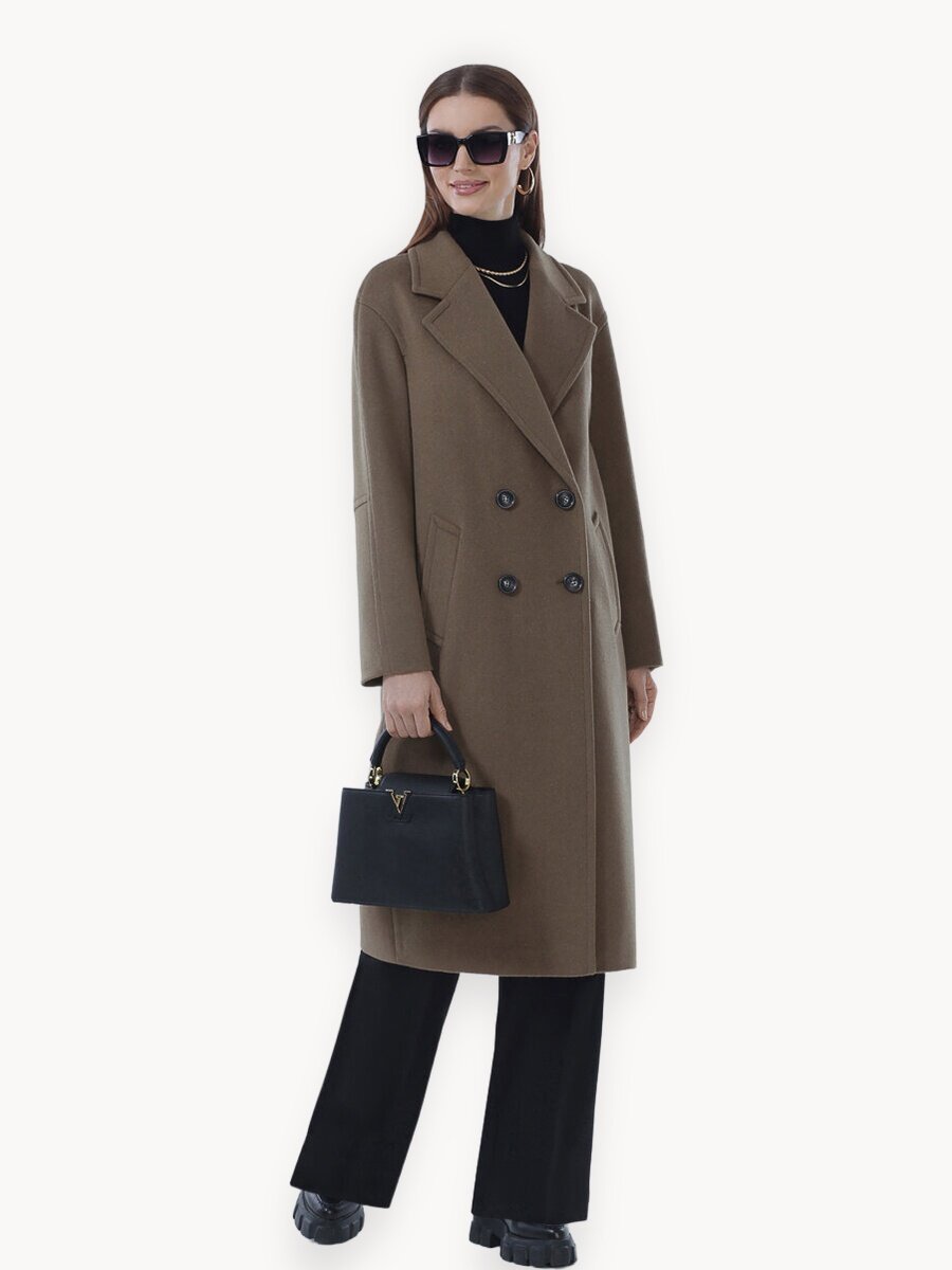 Пальто Avalon, размер 44/170, олива меланж