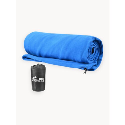 Флисовый спальный мешок-вкладыш одноместный 180х80 см/Одинарный вкладыш в спальник туристический