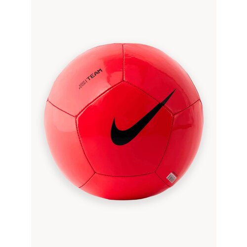 Мяч футбольный Nike Pitch Team, размер 5, арт. DH9796-635 красный