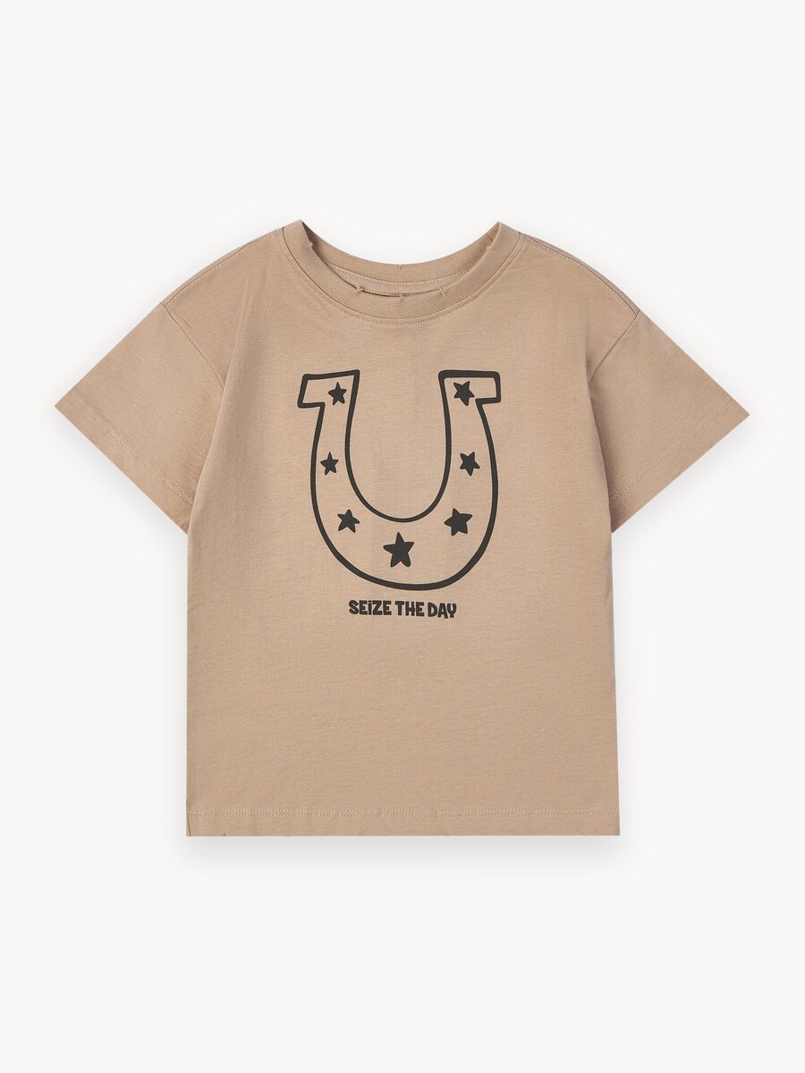 Футболка Sela, размер 110, Дымчатый розовый