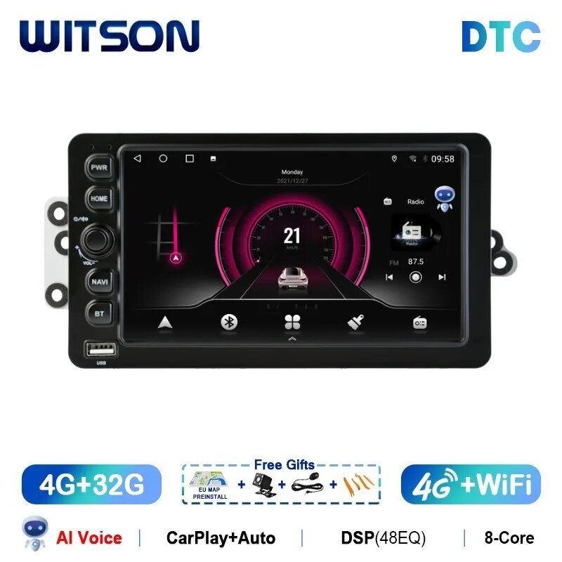 Автомагнитола WITSON Android 15 для Chevrolet Silverado, Suburban, Tahoe и GMC Sierra, TC 4G 32G