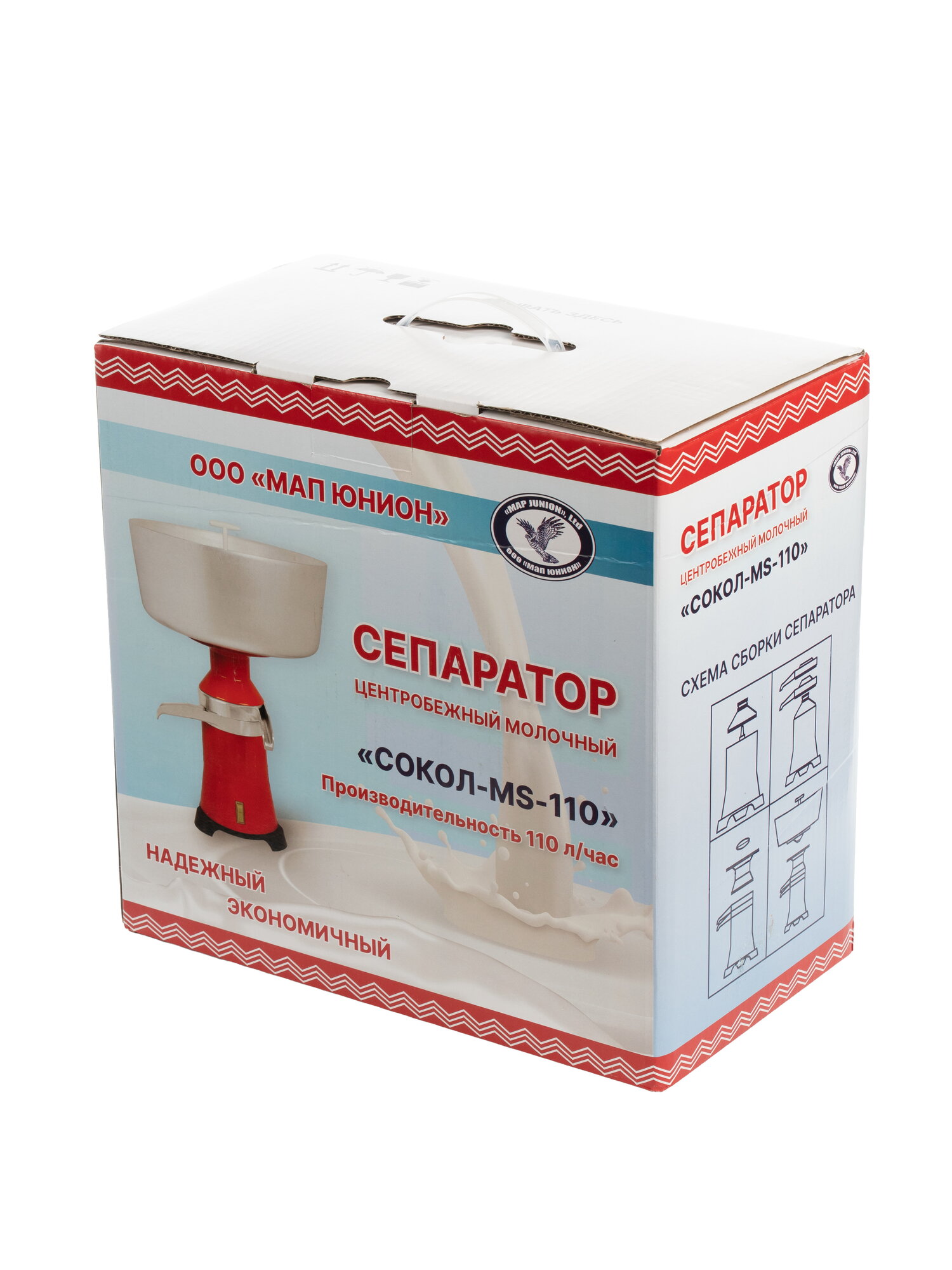 Сепаратор молока Сокол MS-100 ООО "МАП Юнион" механический 1.67л/мин