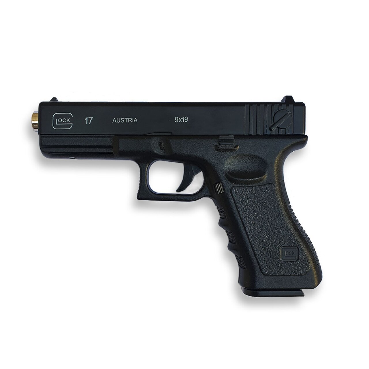 Детский пистолет с пульками железный Glock, металлический, C.15A