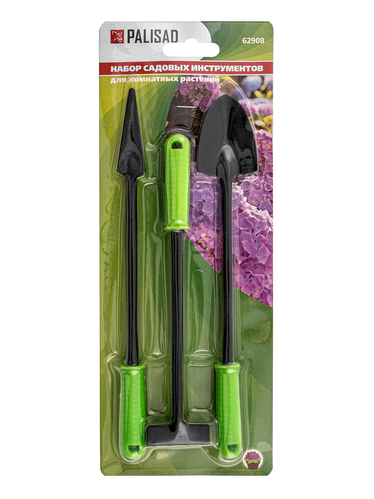 Набор по уходу за комнатными растениями, пластиковые рукоятки, 3 предмета Palisad - фото №10