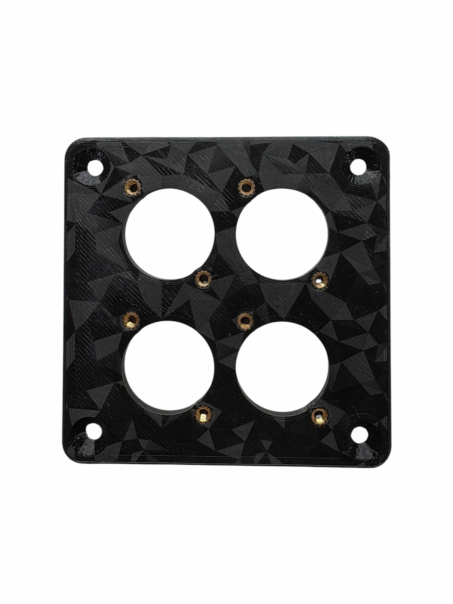 Настенная панель для 4 разъемов типа XLR, RJ45, Speacon, Powercon