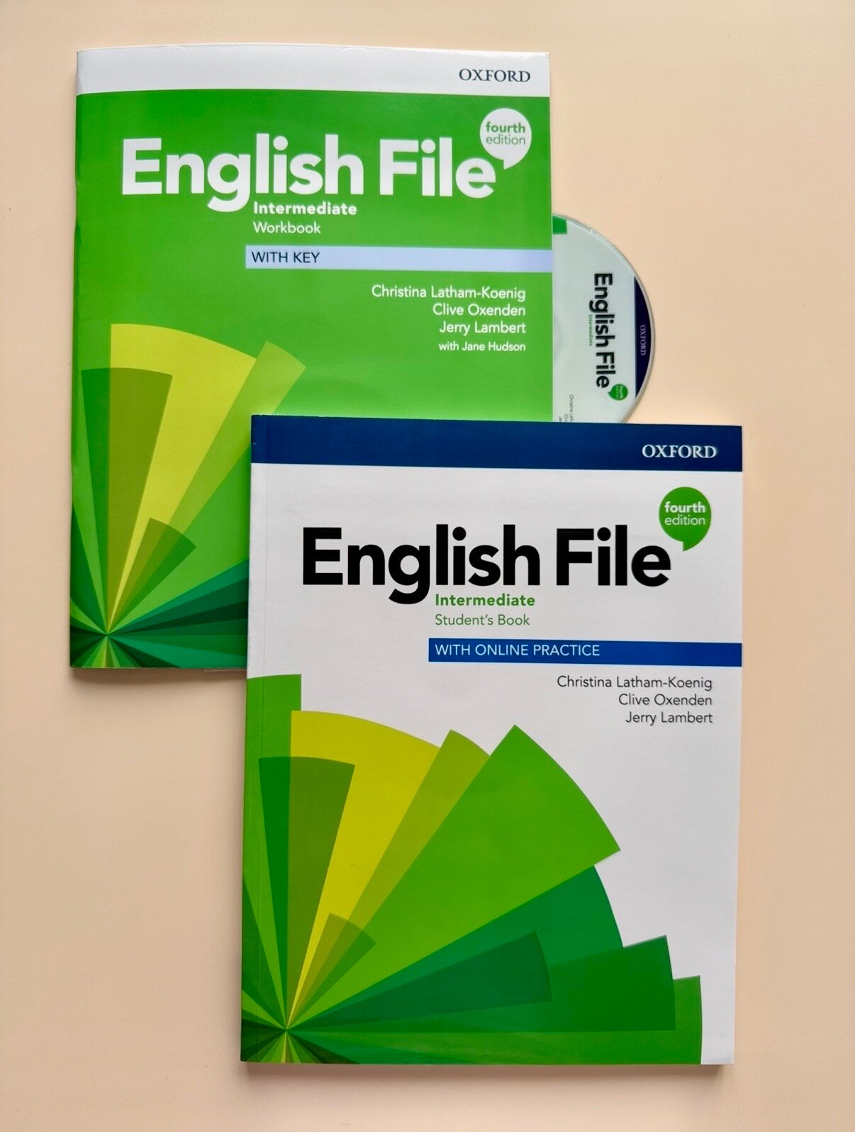 English file Intermediate (4th edition) Student's Book + Workbook +DVD