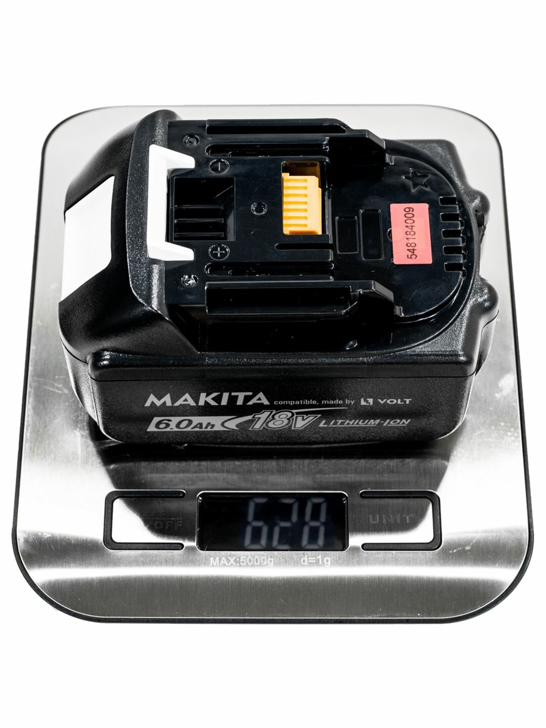 Аккумулятор 6Ач для Makita 18 вольт (Li-ion 18650, 18v, 6Ah, Макита LXT 18в, BL1860B), без эффекта памяти — фото 1