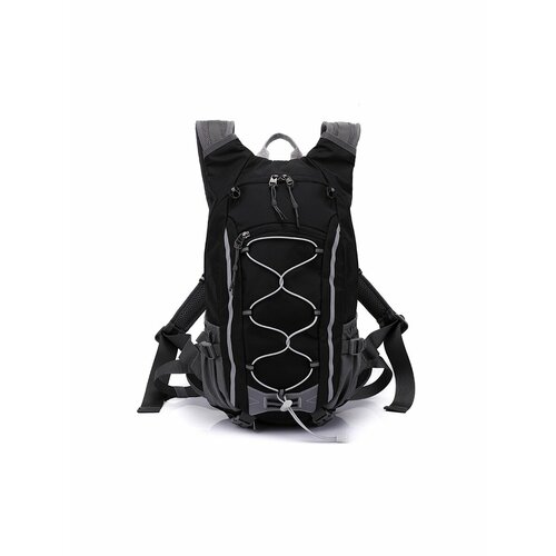 Треккинговый рюкзак, 15 л, нейлон, водонепроницаемый, эргономичные лямки, черный