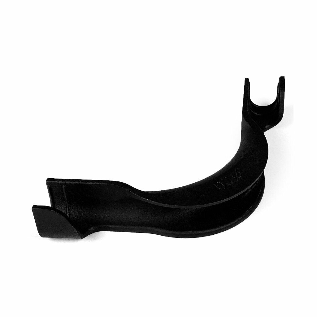 Фиксатор поворота угла 90° диаметр 25 мм черный РосТурПласт