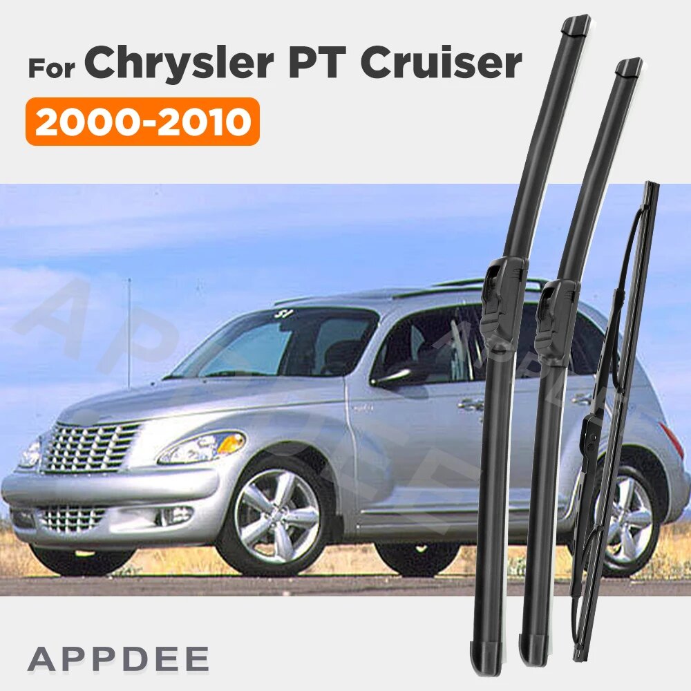 Набор щёток стеклоочистителя APPDEE для Chrysler PT Cruiser 2000-2010, 21/20/16 дюймов, RHD